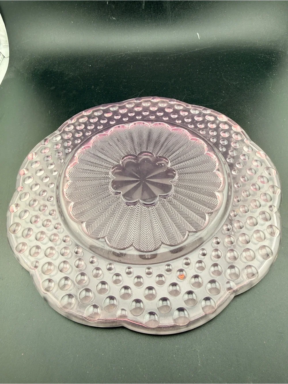 Luncheon Plate Emily's Attic Pink by GORHAM CRYSTAL